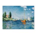 Trademark Fine Art Claude Monet 'Red Boats at Argenteuil' Canvas Art, 35x47 ALI10050-C3547GG